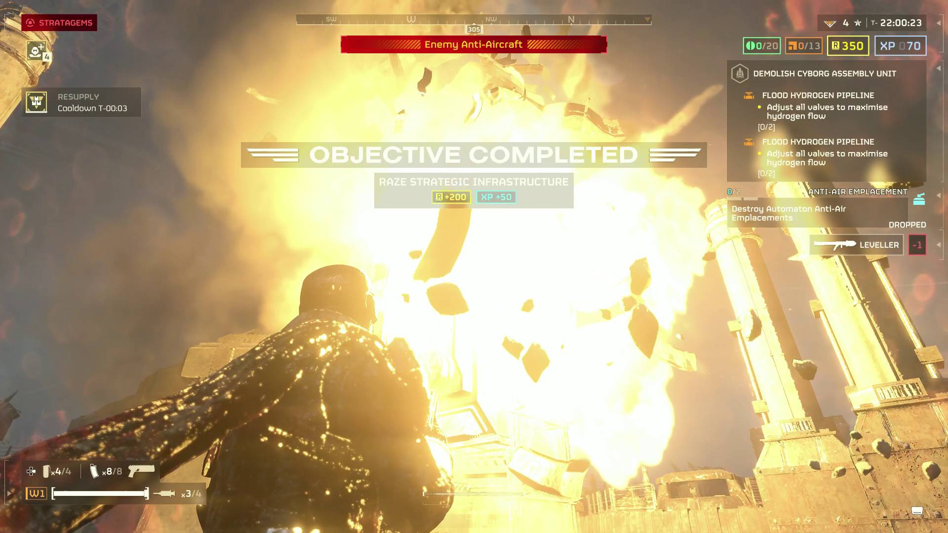 Helldivers 2 raze strategic infrastructure sub-objective completed