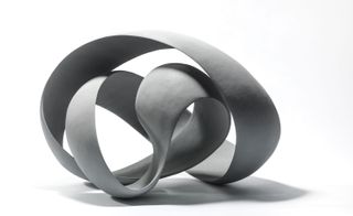 Light grey curved loop