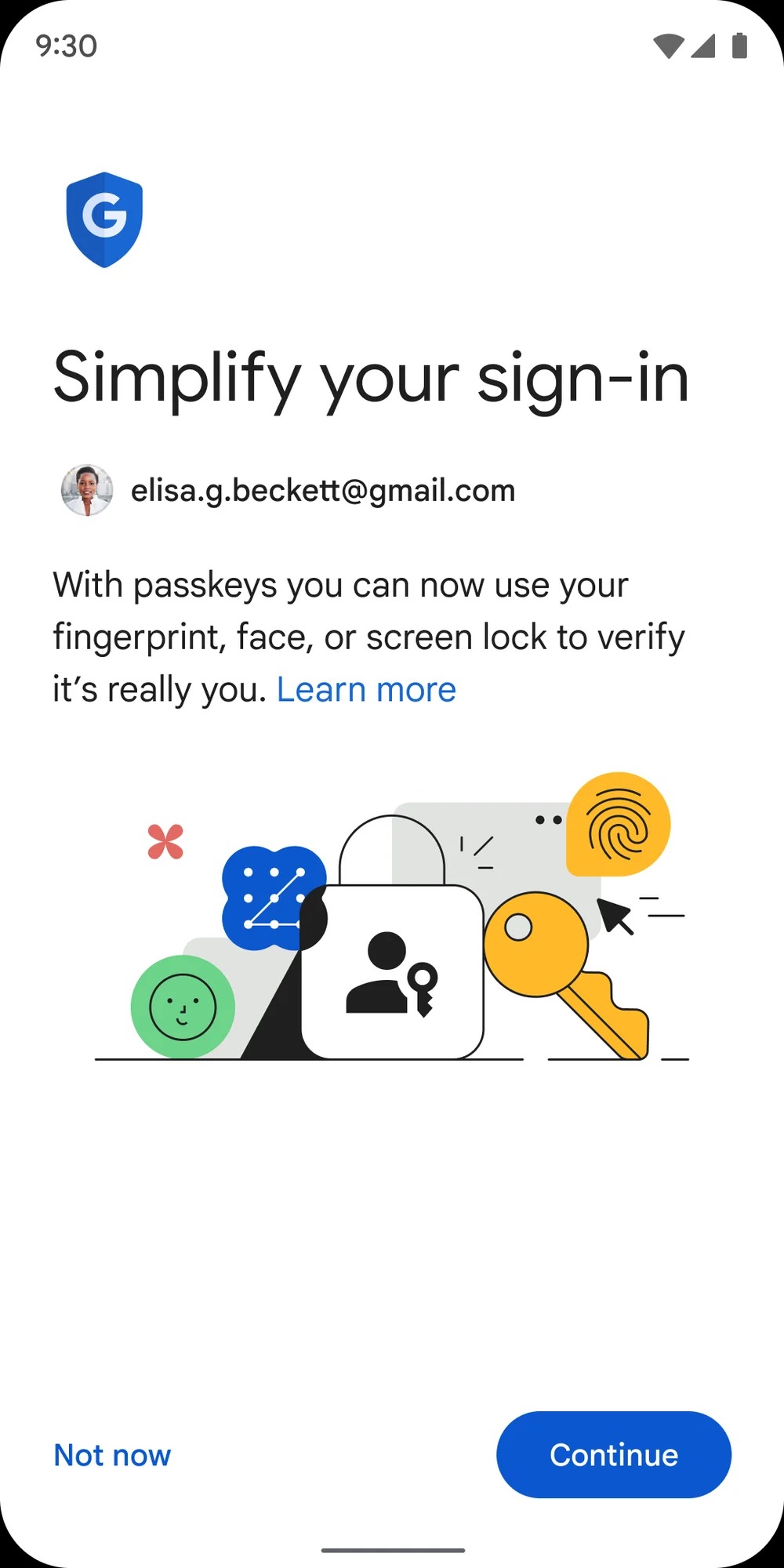 prompted to switch to passkey