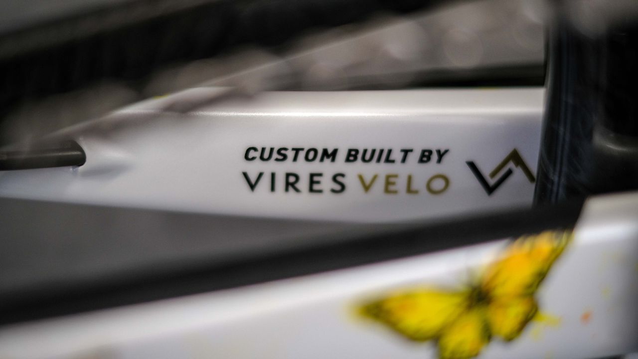 A custom white Factor Ostro VAM for Bradley Wiggins