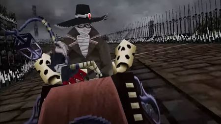 A screenshot from Nightmare Kart's 'First Look Trailer.'