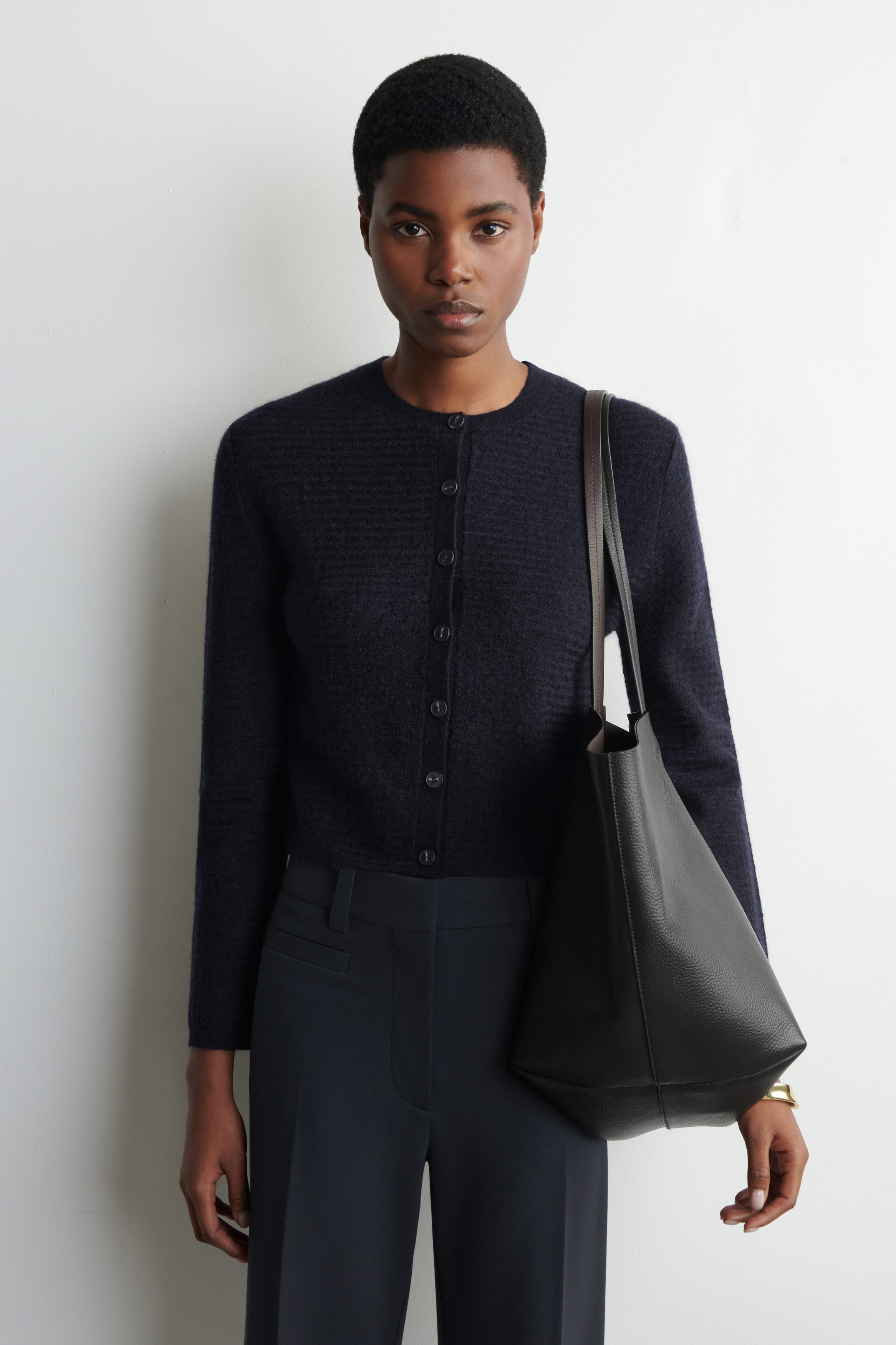 Zigzag-Knit Mohair-Blend Cardigan