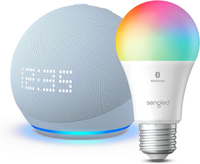 Echo Dot (5th Gen) with Clock with Sengled Bluetooth Color Bulb: $74.98 $29.99 at Amazon