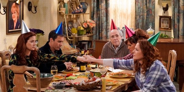 Grace with her family on Will and Grace