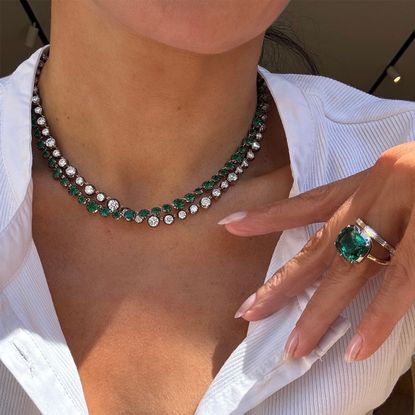 Jessica McCormack emerald jewelry