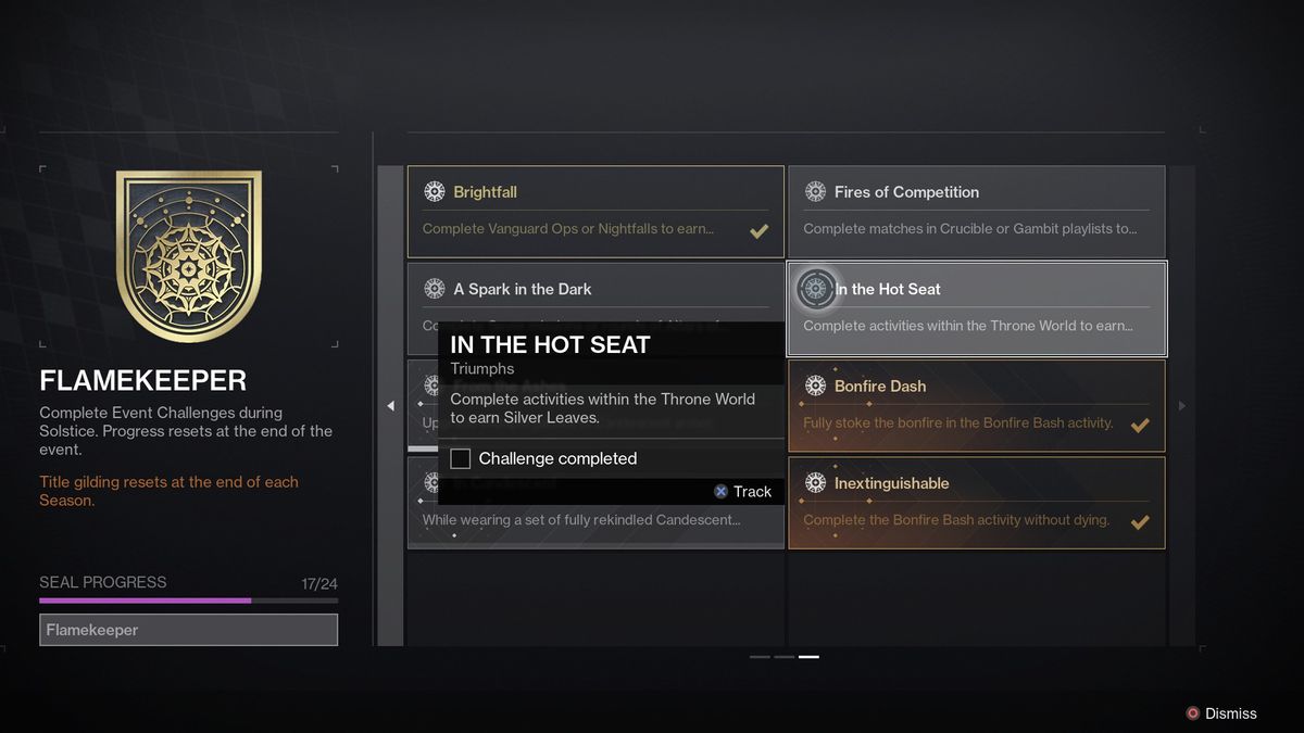 Destiny 2 In the Hot Seat How to get the triumph PC Gamer