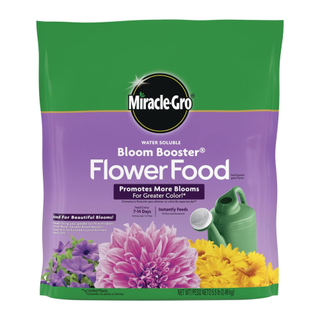 A packet of bloom booster flower food