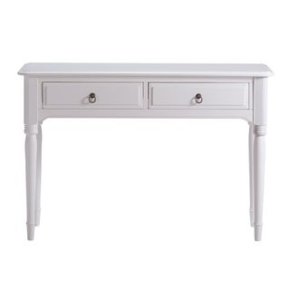 Pine Solutions Stratford White Console Table