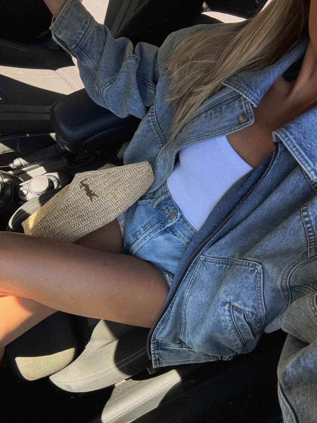 An image of a woman wearing timeless summer outfit