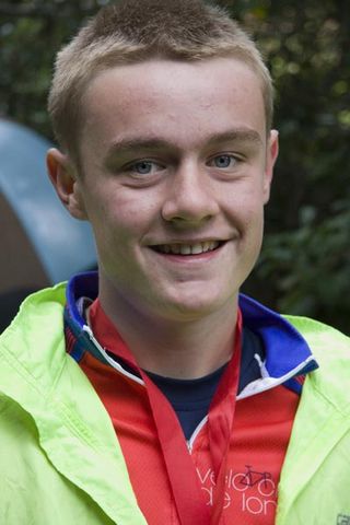 Alex Conway, under-16 men winner, Waller Pain hill climb 2011