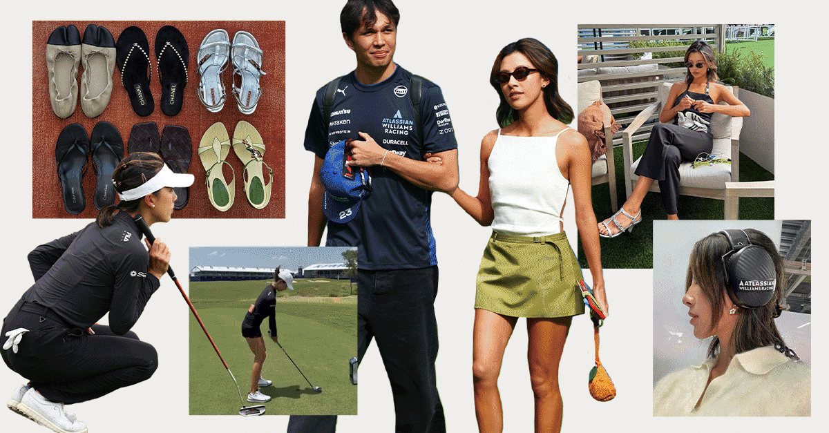 The Pro Golfer and Vintage Miu Miu Collector Transforming F1 Paddocks Into Runways