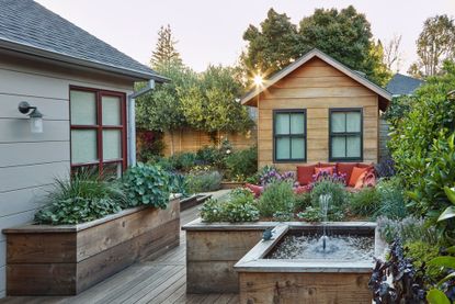 a modern vegetable garden design