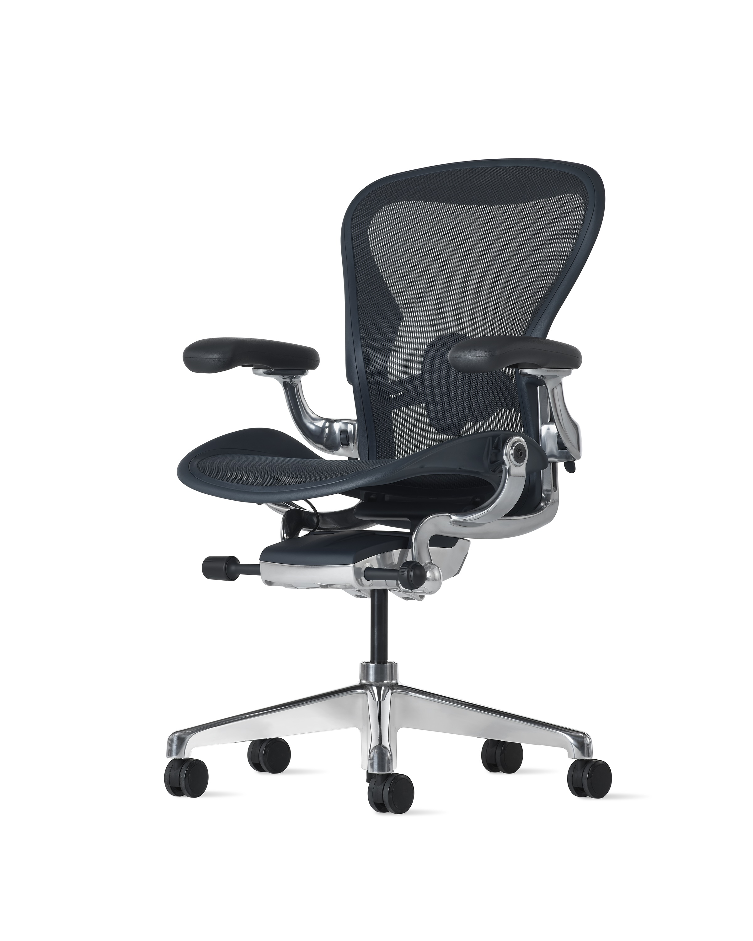 An Aeron Chair in 'Nightfall' blue