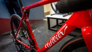 Detalles de primer plano de Wilier Gran Turismo