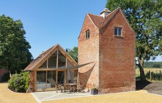 The cart shed and dovecote turned cottage