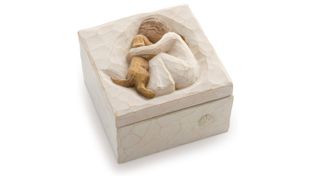 Willow Tree True Sculpted Hand-Painted Keepsake Box gift for dog owners