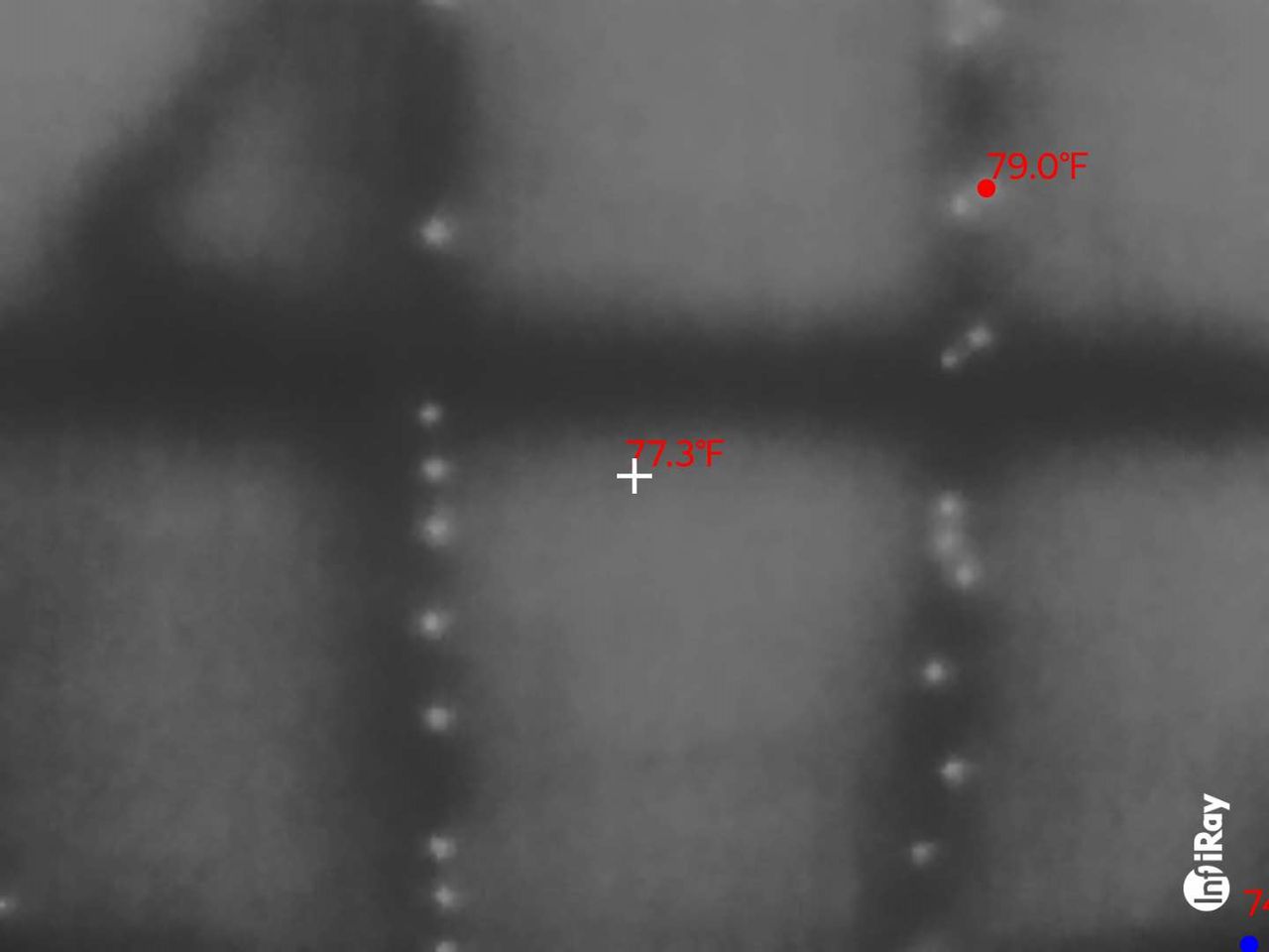 Screenshots of InfiRay P2 Pro Thermal Camera Samples.