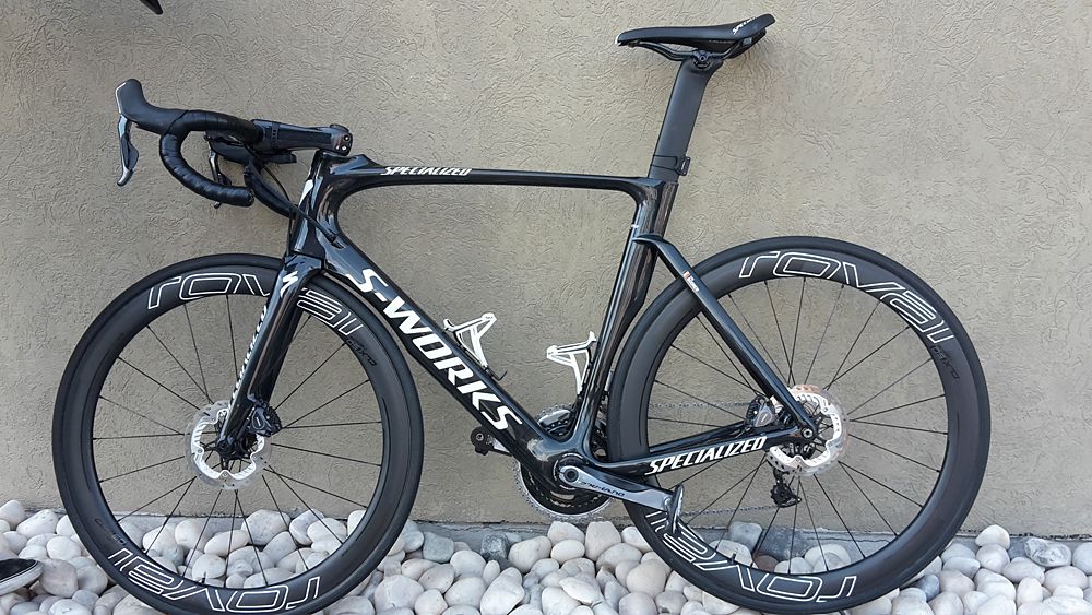 The non-drive side of Boonen's Venge ViAS