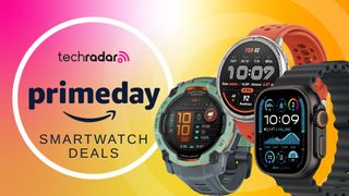 Garmin instinct 3, Amazfit Active 2 and Apple Watch Ultra 2 on banner