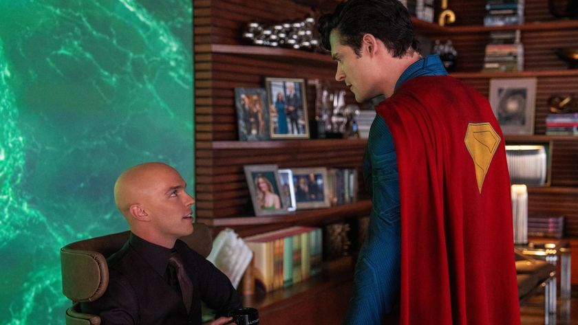 Nicholas Hoult as Lex Luthor and David Corenswet as Superman