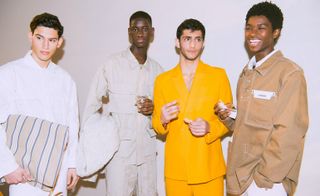 Backstage at Jacquemus A/W 2019