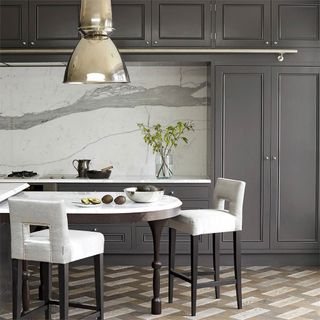 Fig Grey by Zoffany painted on kitchen cabinets