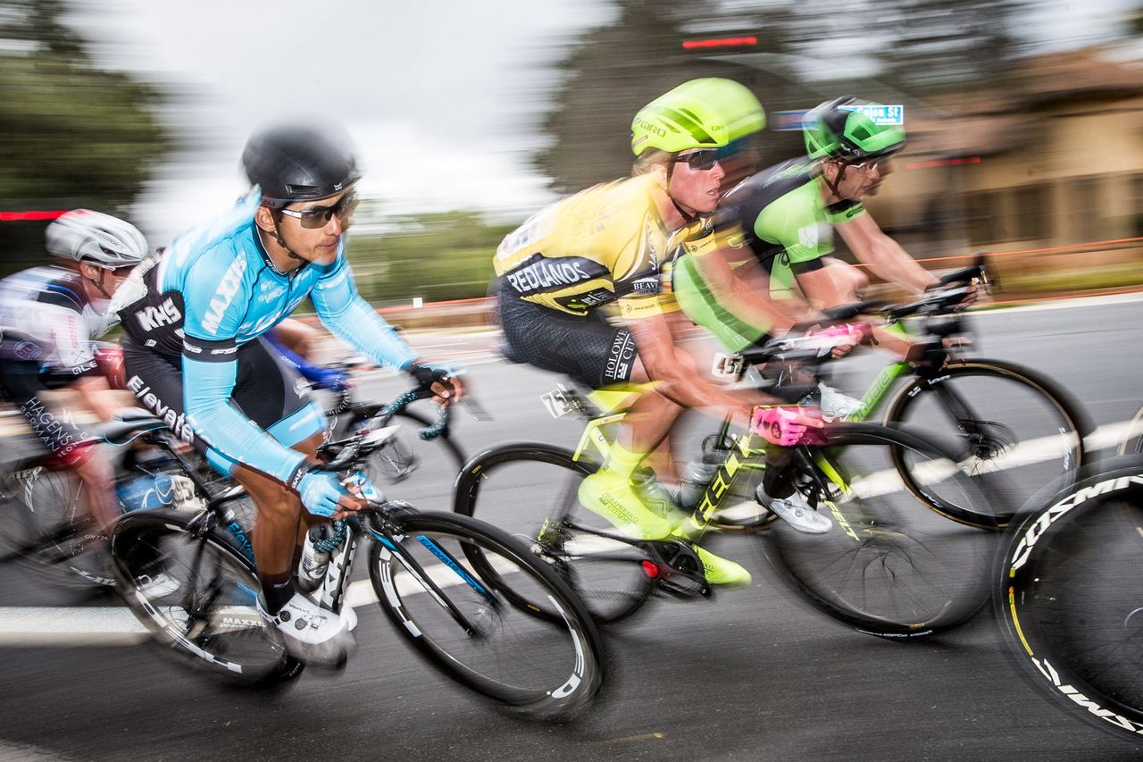 Tj Eisenhart (Holowesko) staying tucked in the bunch.