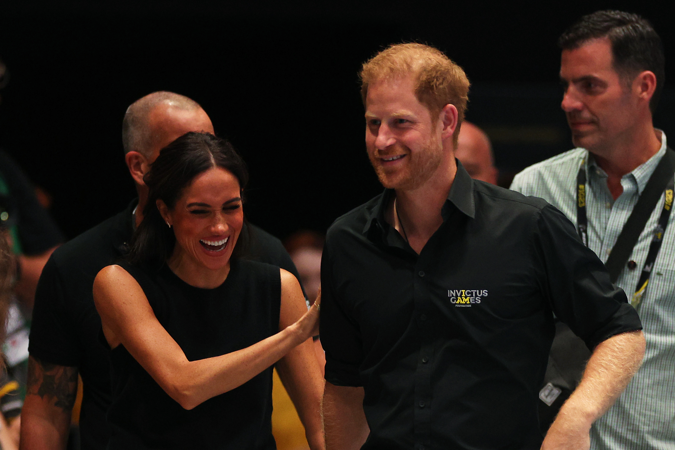 Prince Harry and Meghan Markle in love at the Invictus Games 2023