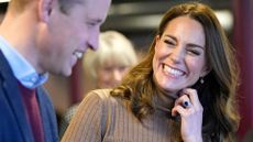kate middleton smiling with prince william