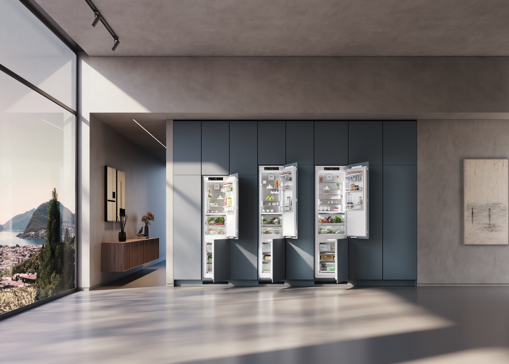 Liebherr's XL and XXL built in fridge-freezers with extra capacity