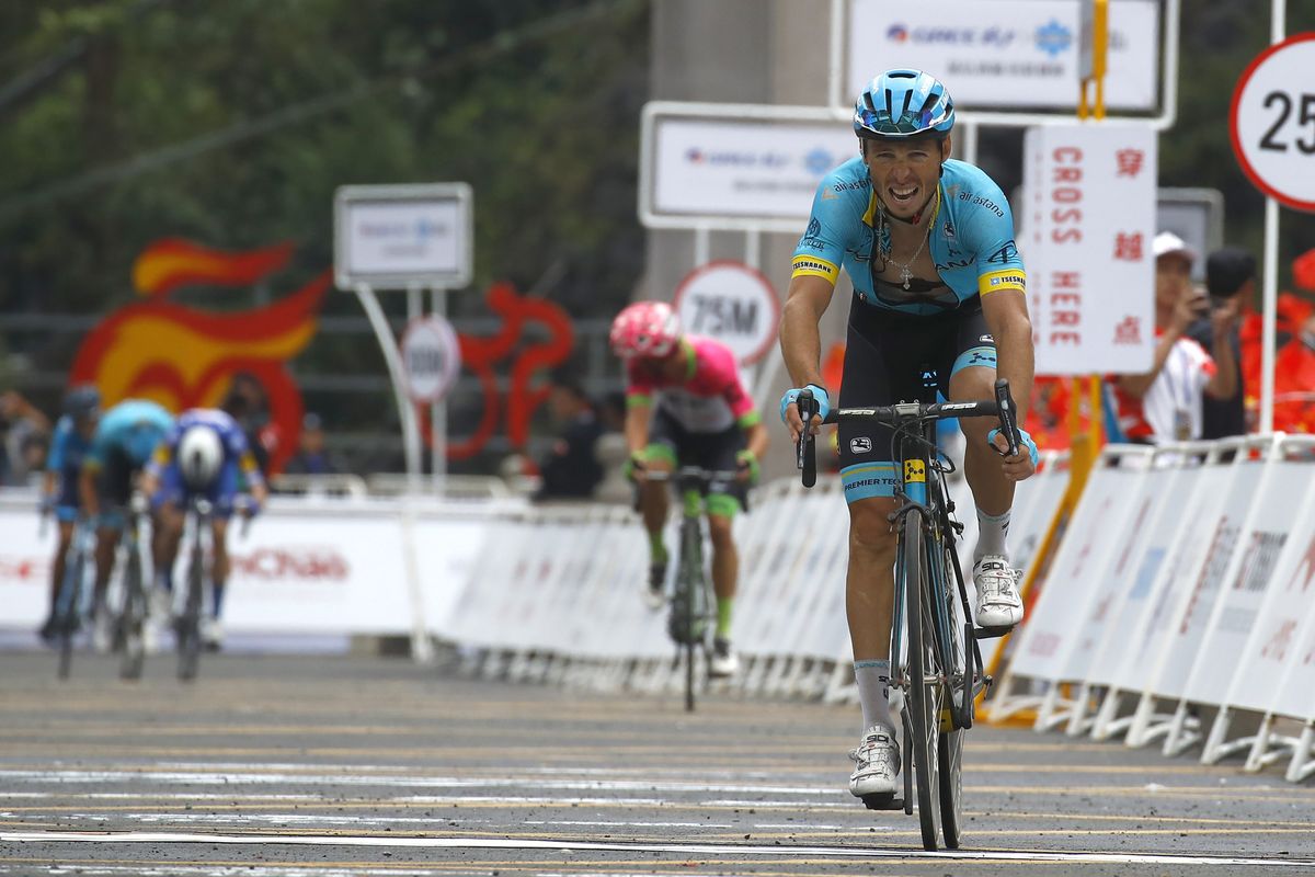 Astana's Sergei Chernetckii went deep to finish third