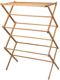 Bamboo Wooden clothes drying rack, Amazon, from £49.95 