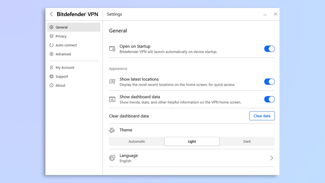 Bitdefender software screenshot