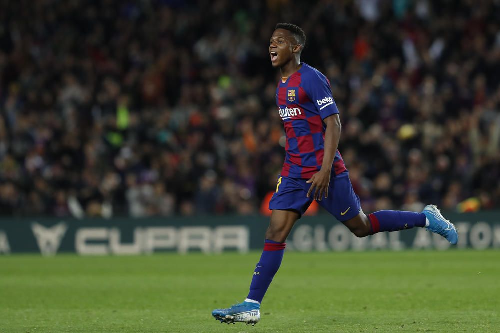 Ansu Fati scores a brace in Barcelona’s win over Levante | FourFourTwo