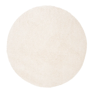 Round shag rug