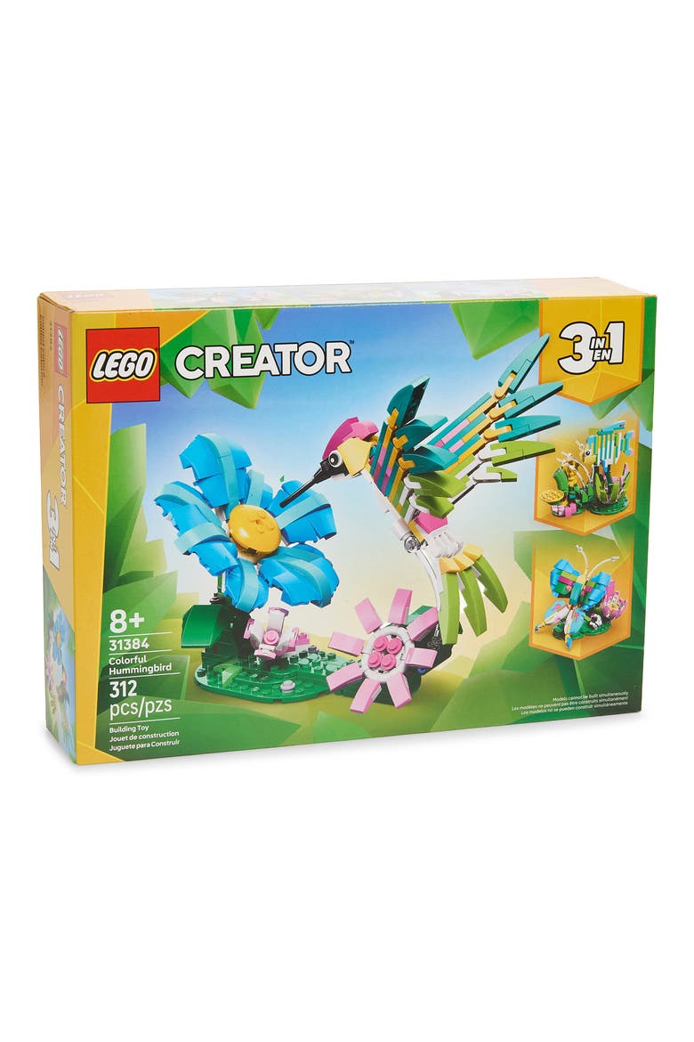 8+ Creator 3-In-1 Wild Animals: Colorful Hummingbird - 31384