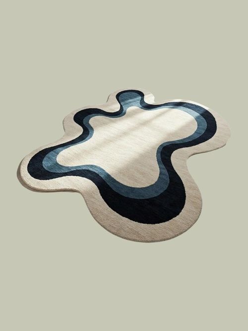 Irregular Shaped Throw Rug 