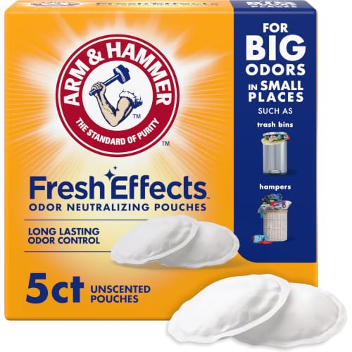 Arm &amp;amp; Hammer Fresh Effects Odor Neutralizing Baking Soda Pouches, 5 Count