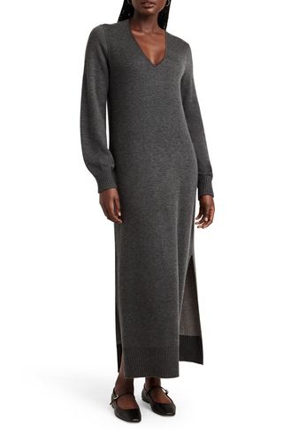 Renee Long Sleeve Maxi Sweater Dress