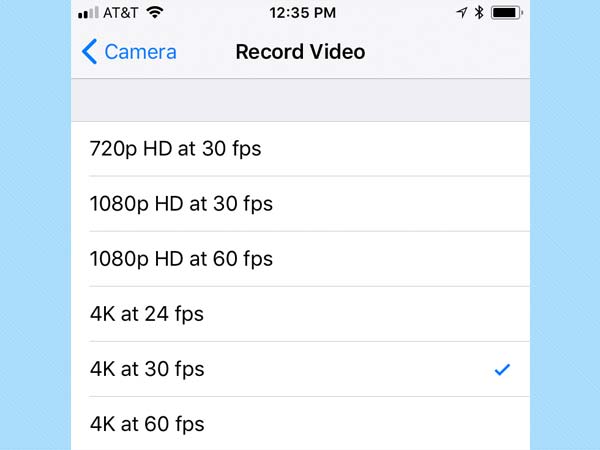 Control your video resolution