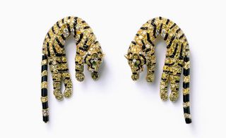 Pair of 'Tiger Ear Clips'