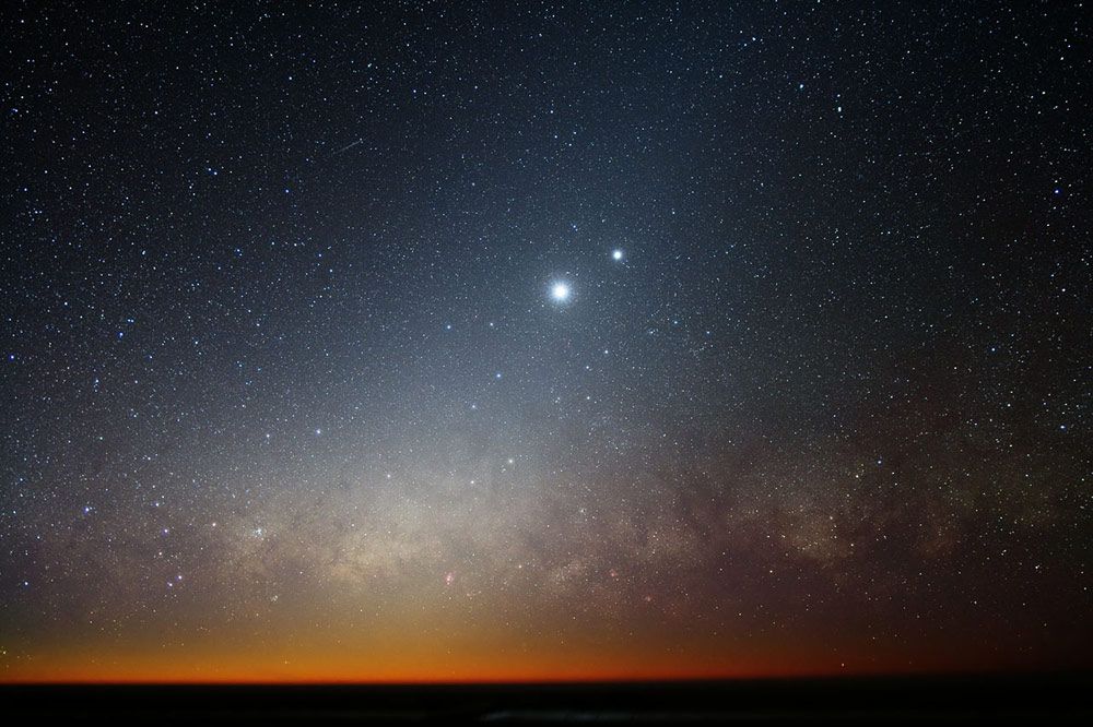 Goodbye, dark sky. The stars are rapidly disappearing from our