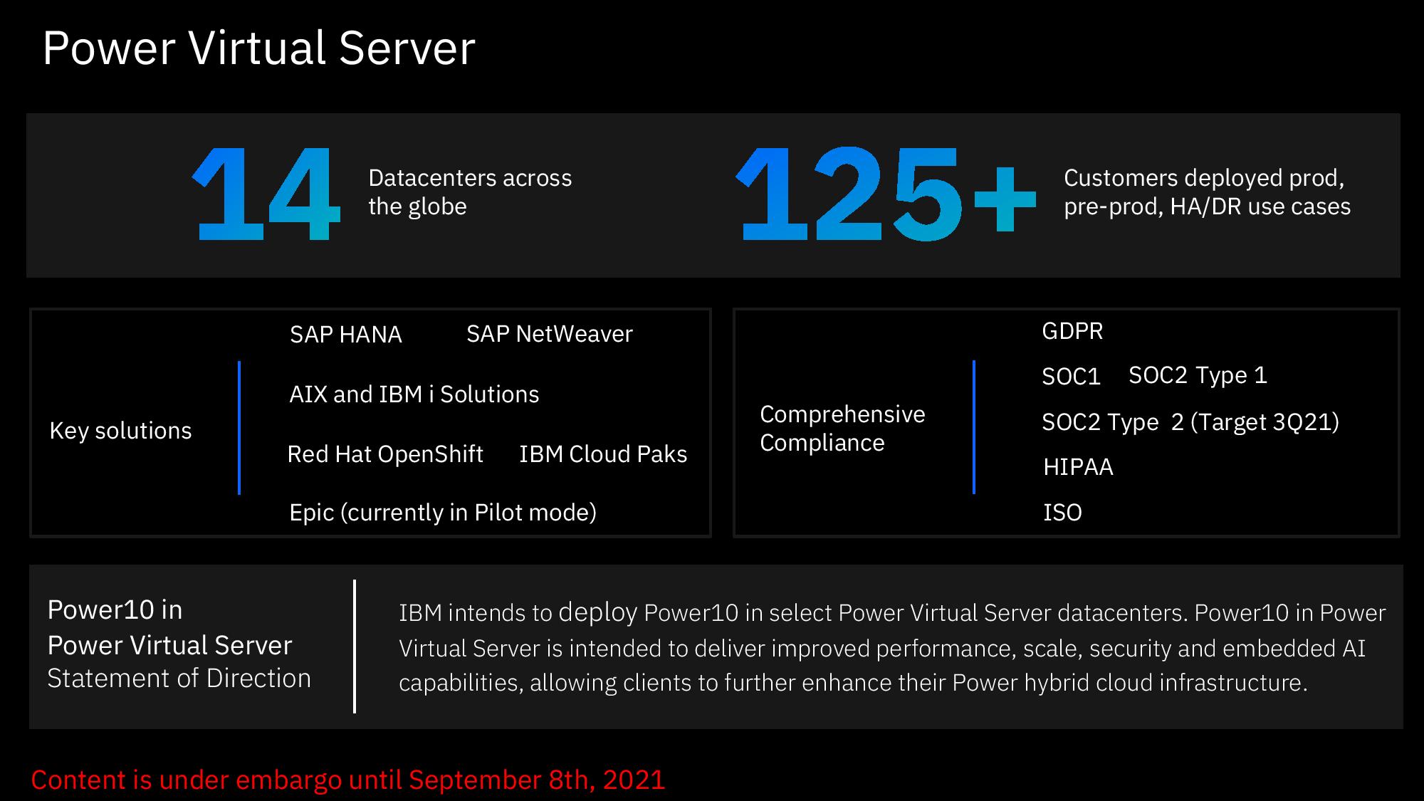 Ibm Unveils Next-generation Power10 Servers For Hybrid Cloud 