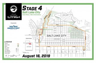 Tour of Utah stage 4 map