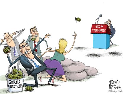 Editorial cartoon U.S. GOP Press - Glenn McCoy