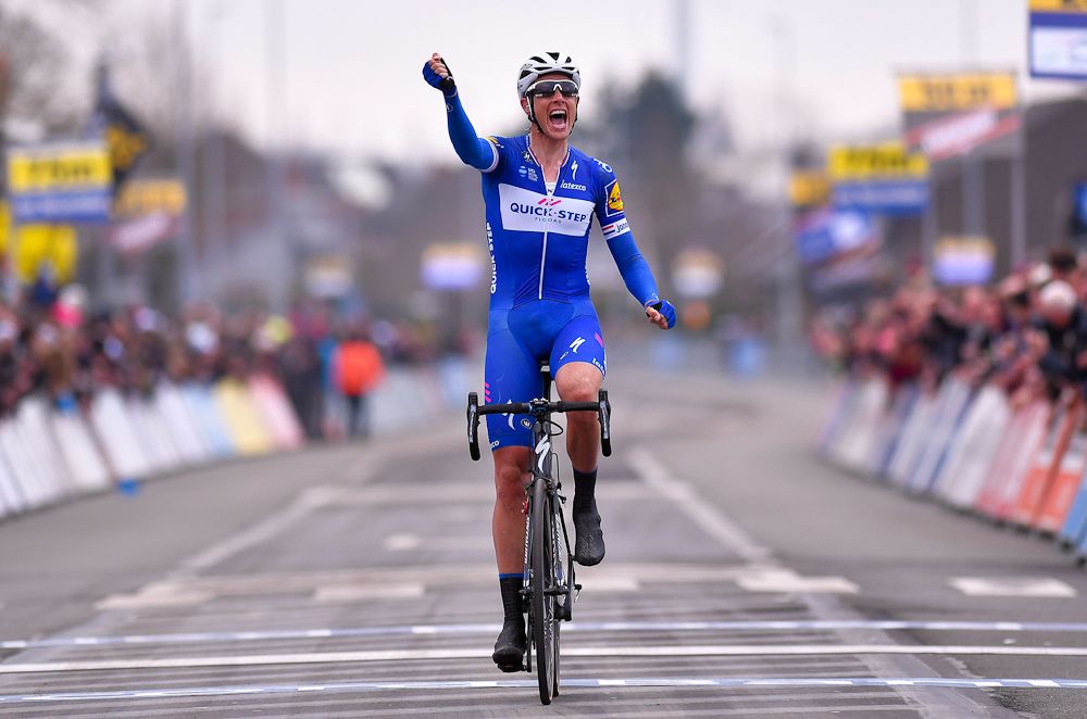 Niki Terpstra (Quick-Step Floors) wins the 2018 E3 Harelbeke