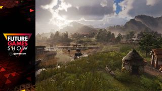 An albion settlement with huts on marshland in Anno 117: Pax Romana