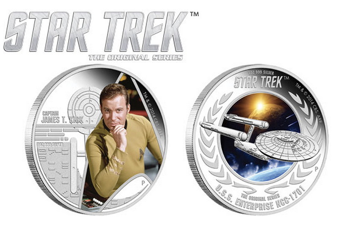 Tuvalu &#039;Star Trek&#039; Commemorative Coins 