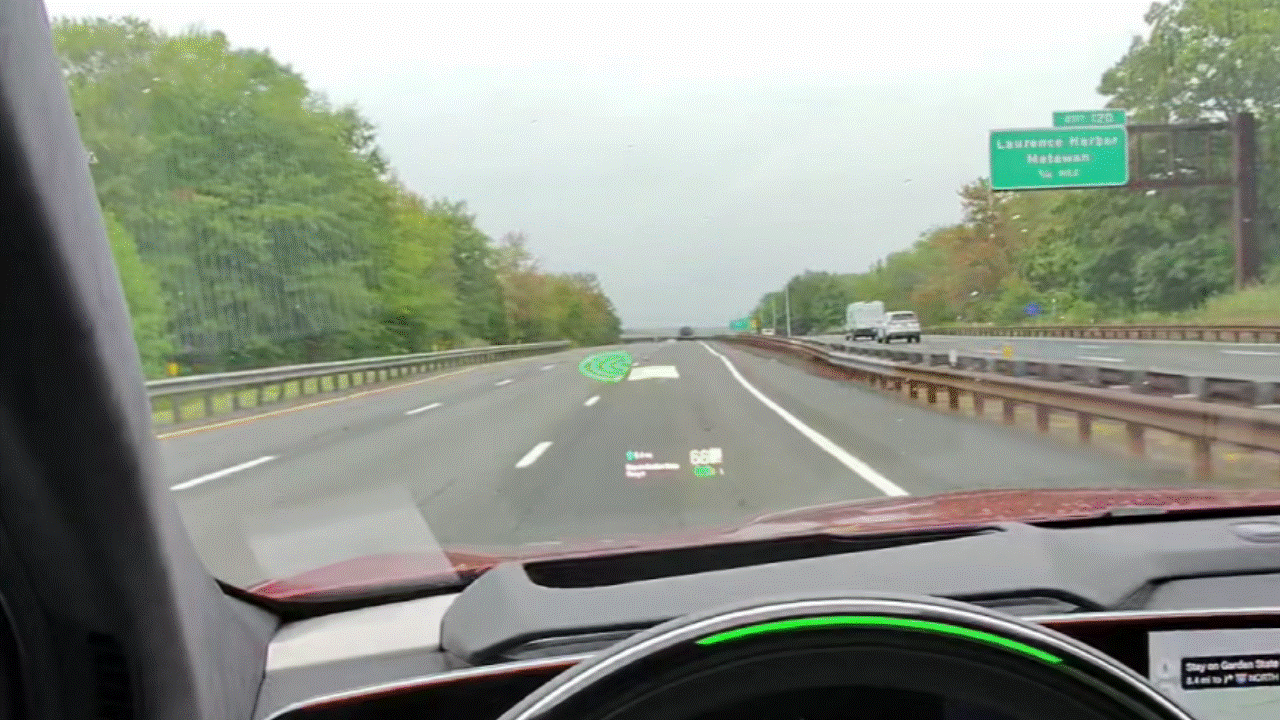 2026 Cadillac Vistiq augmented reality HUD.