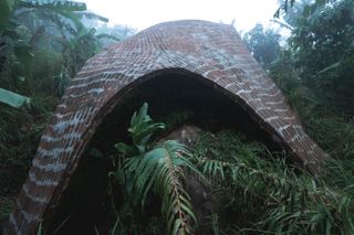 Exterior of 'Haven: The Eternal Experience Pavilion'